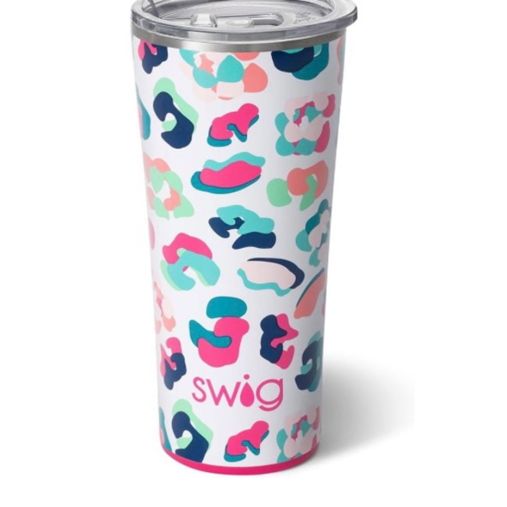 Swig Life Leopard Party Animal 22 oz Insulated Stainless Tumbler